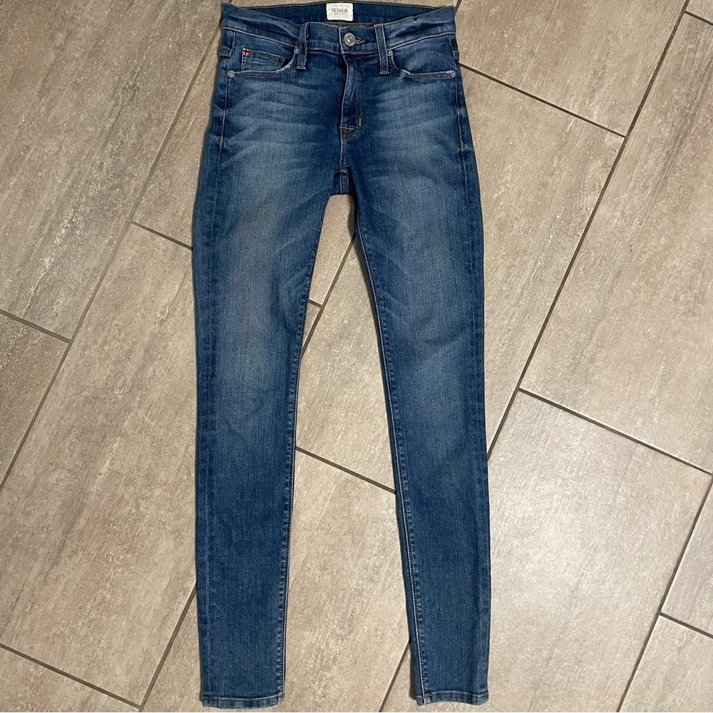 HUDSON Nico Midrise Super Skinny Jeans Women’s Size 24 Blue